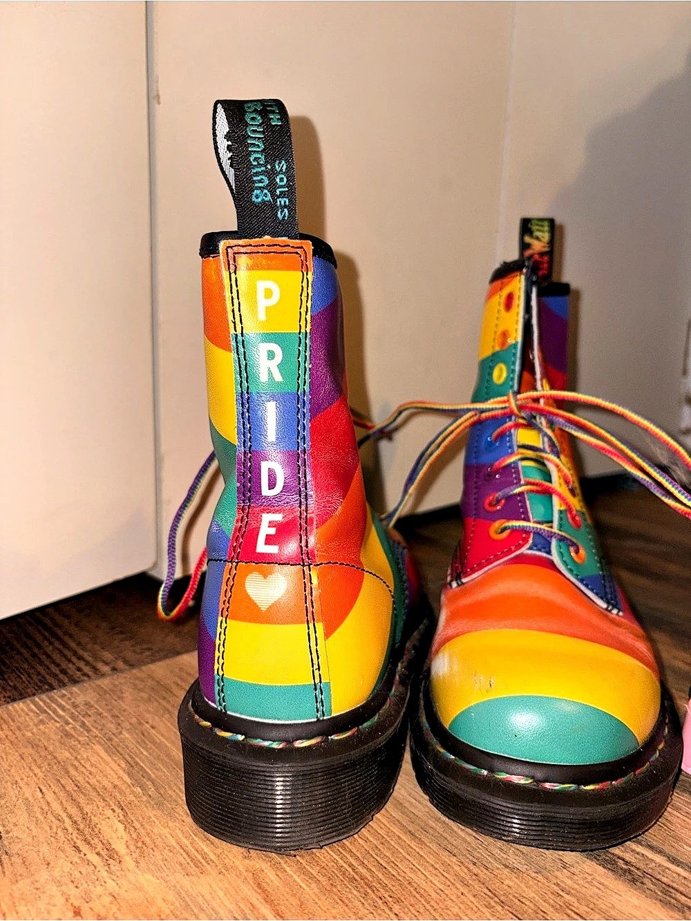 Dr. Martens 1460 limited edition Pride Rainbow Combat Boots Women’s 6